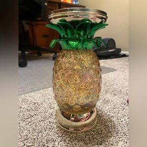 Bath & Body Works Pineapple Water Globe Light Up Candle Holder